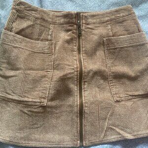 Corduroy Mini Skirt